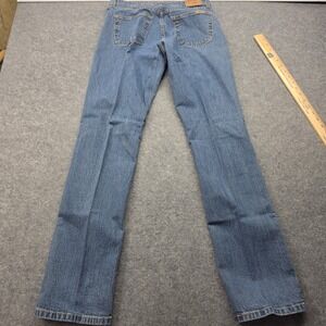 Levi Strauss Signature Mens Stretch Mid Rise Straight Leg Jeans Blue 32x31